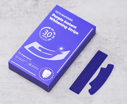 Instant Purple Teeth Whitening strips