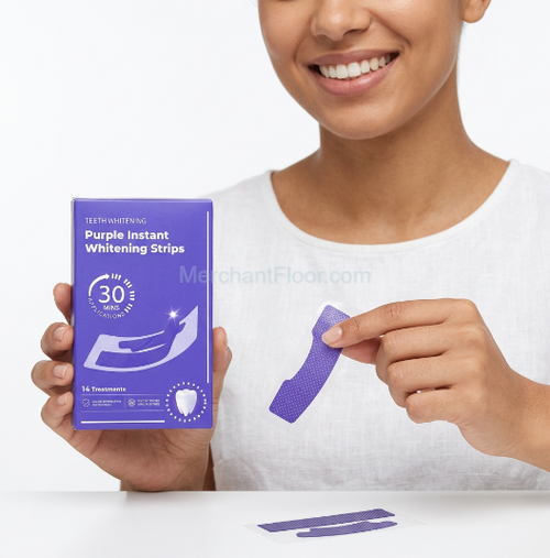 Instant Purple Teeth Whitening strips