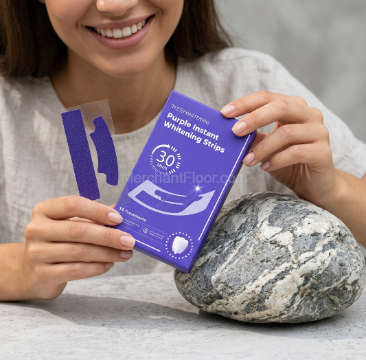 Instant Purple Teeth Whitening strips